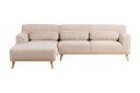 Bree Hjørnesofa 3 seter   Beige/Lyst tre