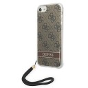 Gjett Guohci8h4stw Iphone Se 2022 / Se 2020 / 7/8 Brun/Brun Hardt Etui, 4G-Utskriftsstropp
