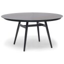 Hillerstorp Oxhult Bord 145 cm Svart Aluminium
