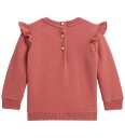 Ralph Lauren Baby Ruffled Polo Bear Fleece Sweatshirt   Pink   18 M
