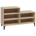 vidaXL Skoskap sonoma eik 102x36x60 cm konstruert tre