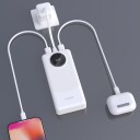Dudao K12Pro Power Bank 22,5 W PD 20 000 mAh USB-A, USB-C Hvit