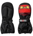 LEGO® Ninjago Votter LWAgan 805 Svart/Kai LEGO® Wear 11 12 år 146 152 Votter