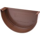 Plastmo endebunn, 25 cm brun brown 106.8x63.8 mm