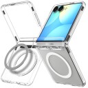 Spigen Ultra Hybrid Pro MagSafe Mobildeksel for Samsung Galaxy Z Flip8 - Gjennomsiktig Hvit