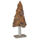  Juletre med stativ Brun 90 cm Heltre teak