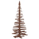 vidaXL Trekjuletrær KOTKA 240 cm Heltre furu Mørkebrun finish