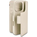 Decoded Lær Detachabel Lommebok til iPhone 16 Pro med MagSafe - Beige
