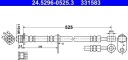 ATE 24.5296 0525.3 Bremseslange