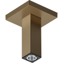 Hansgrohe dusjarm, 10 cm, børstet bronse