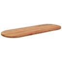  Bordplate 140x50x2,5 cm oval heltre akasie