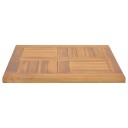  Firkantet bordplate 50x50x2,5 cm heltre teak 316156