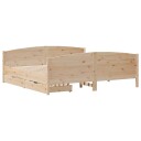  Sengeramme uten madrass 180x200 cm heltre furu