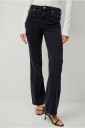 Ellos Collection Utsvungne stretchjeans med lav midje Svart