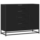  Skjenk svart 92x35x76 cm konstruert tre 8721102923319