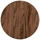  Bordplate Mørk brun Ø 30 x 2,5 cm Massivt Eiketre