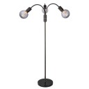 Halo Design - Gulvlampe 3xE27, Gun-svart / marmor sokkel