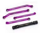 Treal Alu Extended Rear Link Kit Purple FCX24