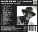 Miles Davis  Early Milestones  CD