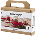 Creativ Company Lag julepynt av krepp-papir 9 stk