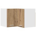  Hengende skap Riga Artisan eik og hvit 57 x 57 x 40 cm