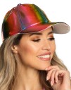 Regnbuefarget Holografisk Caps