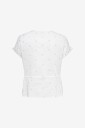 Only Carmakoma   Bluse carKuna S/S Emb String Top Wvn   Hvit