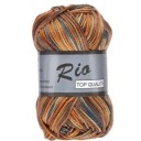 Lammy Rio Garn Print 632 Orange/Brun/Grå 50 gram