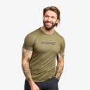Revolutionrace Mission Slim Fit T shirt Herre Black 2XL Herre Overdeler T skjorter