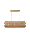 Antigua 54" Linear Natural Abaca