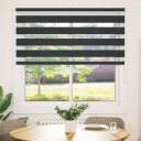  Sebragardin svart 145x100 cm stoff bredde 140,9 polyester