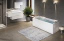 Novellini Calos 2.0 Badekar med panel 170x80 cm, u/armatur, m/panel på 2 sider