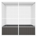 Fuglebur Antrasitt 213.5X217.5X211.5 cm Galvanisert Stål
