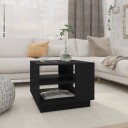 vidaXL Salongbord svart 55x55x43 cm sponplate