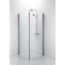 Contura Shower Space dusjdør, 77 cm, klart glass, aluminium profil