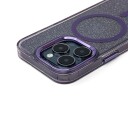 Hurtel Glitteretui MagSafe for iPhone 16 Pro - lilla med Glitter