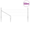  Gjerde med innlegg. sølv 0.8 x 50 m PVC belagt stål
