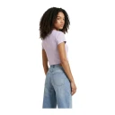 Calvin Klein Jeans Monologo Baby Rib Tee Purple M