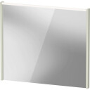 Duravit D Code speil med lys øverst 800 x 700 mm lysegrønn