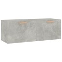vidaXL Veggskap betonggrå 100x36,5x35 cm konstruert tre