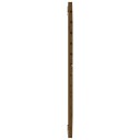 vidaXL Veggmontert hodegavl honningbrun 141x3x91,5 cm heltre furu