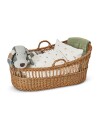 Smallstuff Baby Blanket Fish Bone Knit Soft Green