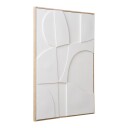 House Nordic Madeline Relief Veggdekorasjon hvit 4981058