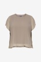 Only Carmakoma Topp carCoko SS O neck Grå