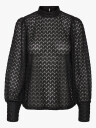 Vero Moda Becca High Neck Lace Top Sort XL