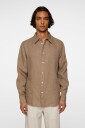 J.Lindeberg Linen Melange Shirt Nutmeg