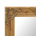 vidaXL Veggspeil barokkstil 50x50 cm gold