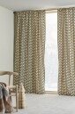Valeria multifunksjonsgardin 2-pk Grønn/beige 300