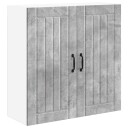  Kjøkkenskap Betonggrå 80 x 31 x 80 cm Konstruert tre