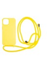 Mobile Origin Lanyard Case - yellow - iPhone 15